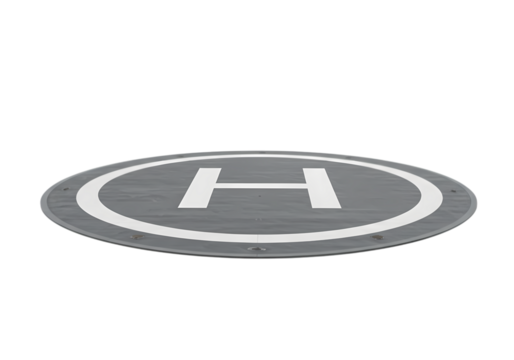 Helipad Landing Zone A Detailed View