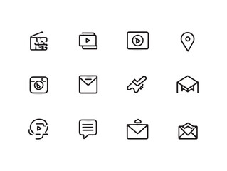 Modern Subscribe Button Vector Icon