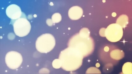 Colorful glowing bokeh light particles floating in soft motion with sparkles on a dreamy gradient background perfect for celebration abstract animation and festive design use

 - Powered by Adobe