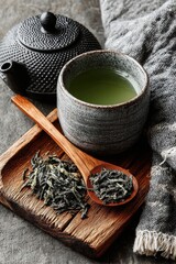 Herbal Tea Ritual Flat Lay