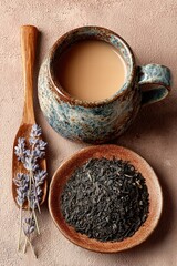 Herbal Tea Ritual Flat Lay