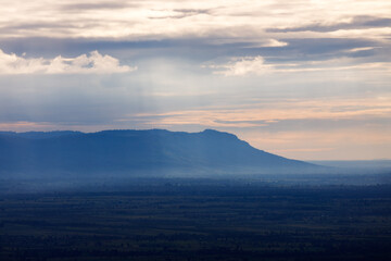 Beautiful landscape in the morning ,Pha Mor E Daeng ,Kantharalak,Sisaket,Thailand © rbk365