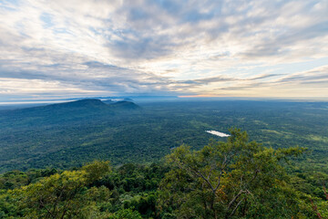 Beautiful landscape in the morning ,Pha Mor E Daeng ,Kantharalak,Sisaket,Thailand