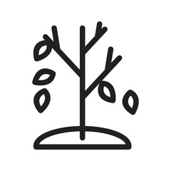 Falling Leaves icon vector image. Suitable for mobile apps, web apps and print media.