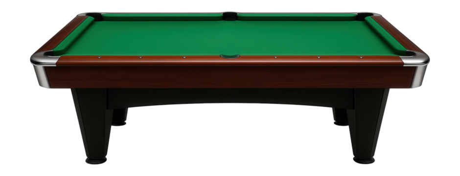 Professional tournament pool table with tournament-grade cloth and slate bed for competitive matches