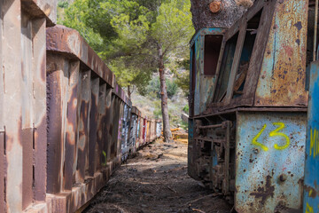 Old mines of Portmán (Cartagena, Spain)