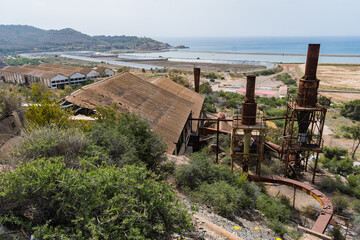 Old mines of Portmán (Cartagena, Spain)