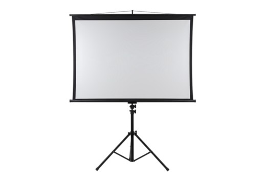 Portable Projector Screen Setup for Presentations and Home Theater