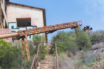 Old mines of Portmán (Cartagena, Spain)