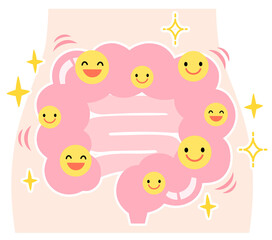 イキイキとした元気な腸　腸内環境