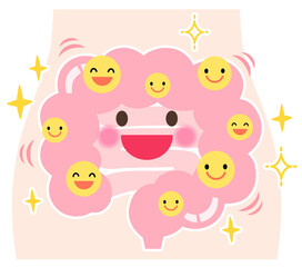 イキイキとした元気な腸　腸内環境