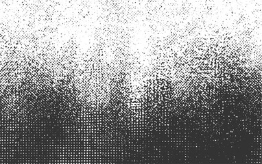 Dot work gradient pattern vector, Subtle halftone grunge urban texture vector. transparent background