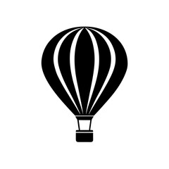 Naklejka premium hot air balloon icon vector 