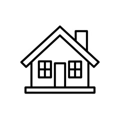 property line icon  editable stroke