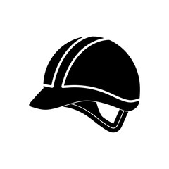 safety helmet icon vector  