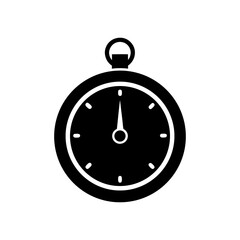 stopwatch flat vector icon