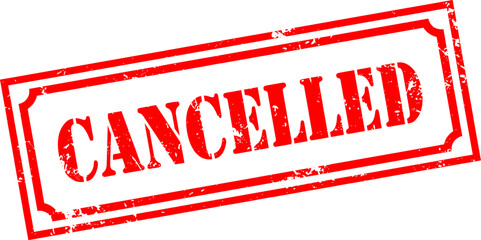 Grunge stamp cancelled