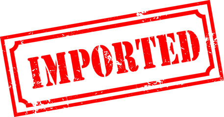 Grunge stamp imported