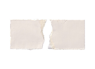 Two Torn Paper Pieces PNG - Ripped Rectangular Note Scrap, with clipping path, Torn piece of old Paper, Ripped paper, 
