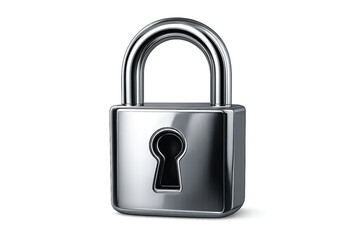 padlock isolated on white