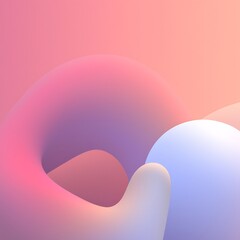Smooth Fluid Shapes Gradient Abstract Background image