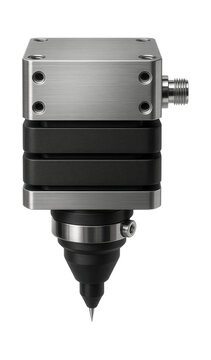 Piezoelectric AFM scanner with a compact, layered design for precise movements
