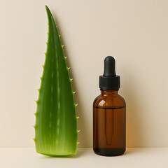 cosmetic procedures using natural aloe vera, drops from aloe vera. cometological ointment