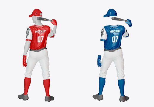 Baseball Kit Pose Mockup