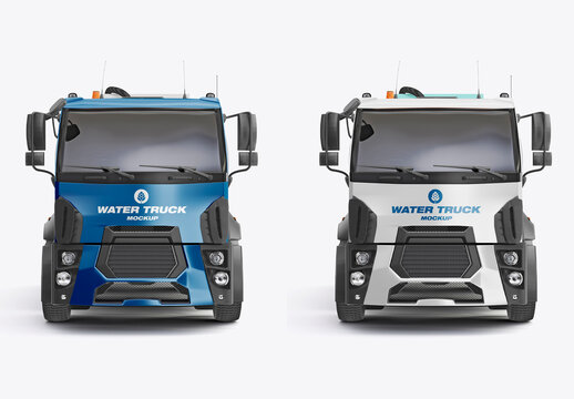 Water Truck Mockup