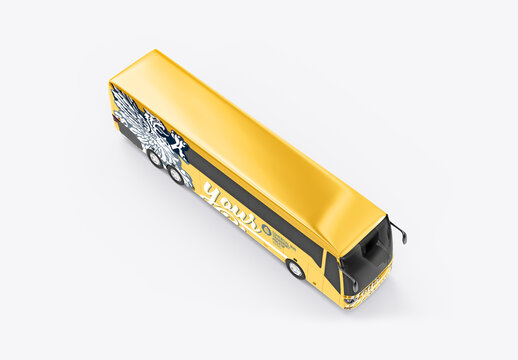 Tour Bus Mockup