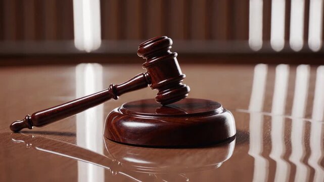 Judge's gavel in motion: symbolic judicial authority and legal decisionmaking process