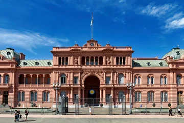Fototapete Rund Buenos Aires The Casa Rosada in Buenos Aires Argentina  © hecke71