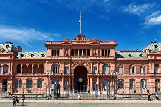 The Casa Rosada in Buenos Aires Argentina
