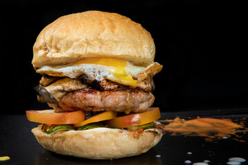 panini hamburger, ripieno, polpette, melanzane, pomodoro, insalata uova, zucchine, prosciutto, cotoletta 