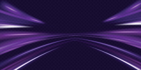 Neon rays vector abstract background. Futuristic technological style with glowing neon lines and high-speed movement, creating a sense of innovation and fast-paced digital technology in a sleek