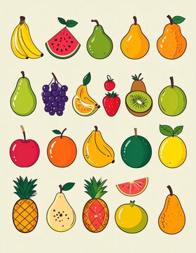 Illustrationen aus dem Obstparadies