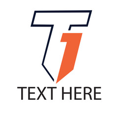 T1 Letter logo design 