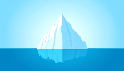 Tip of the iceberg, business concept