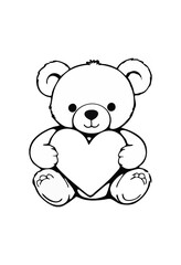 teddy bear vector illustration