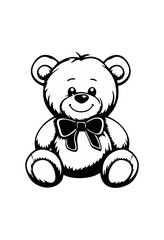 teddy bear vector illustration