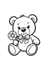 teddy bear vector illustration