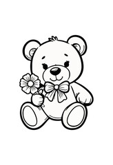 teddy bear vector illustration