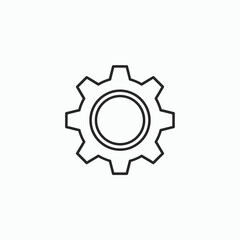 Monochrome truck silhouette icon. A flat vector graphic symbol for delivery, cargo, freight, and commercial transport business.