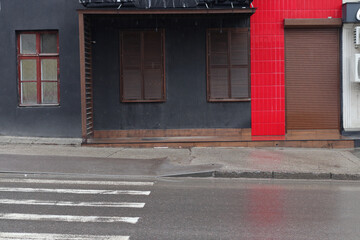 The modern decor of the old building.