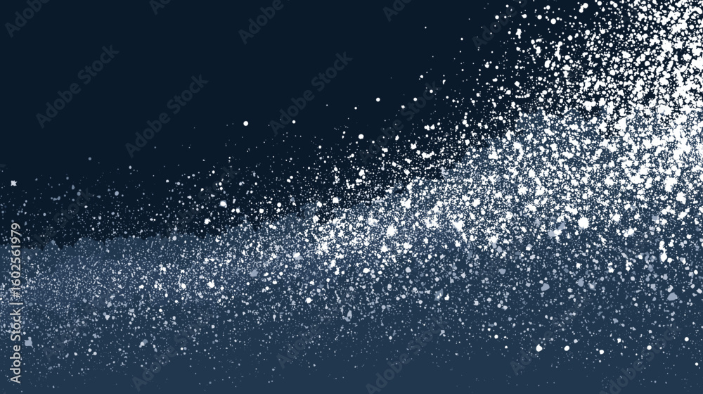 Poster flat vector background featuring a gradient of sparkling particles