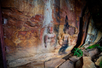 Khao Phra Wihan National Park,Pha Mor E Daeng, Sisaket, Thailand,