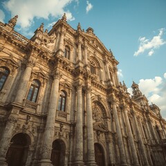 Fototapeta premium Ancient buildings, castles