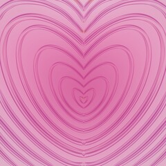 Shiny pink retro heart background. Aesthetic Y2k heart pattern.