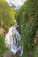 The Reinbach waterfalls in Sand in Taufers
