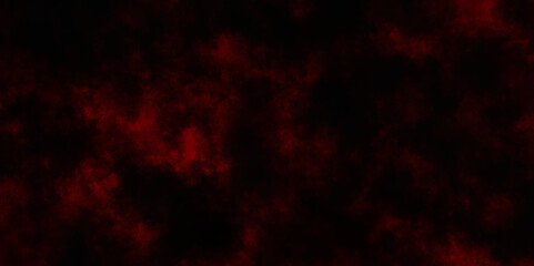 Defocused Lights and Dust Particles with soft red clouds painted texture grungy design. Dark grunge red concrete. Grungy red canvas background watercolor artist Mural wallpaper texture with stains,	